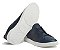 TÊNIS ZEGNA TRIPLE STITCH SECONDSKIN BLUE LEATHER - Imagem 2
