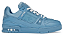 TÊNIS LOUIS VUITTON TRAINER EMBOSSED MONOGRAM BLUE - Imagem 1