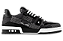 TÊNIS LOUIS VUITTON TRAINER BLACK DAMIER 3D DENIM - Imagem 1