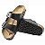 SANDALIA BIRKENSTOCK ARIZONA SMOOTH LEATHER BLACK - Imagem 3