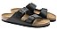 SANDALIA BIRKENSTOCK ARIZONA SMOOTH LEATHER BLACK - Imagem 2