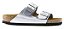 SANDALIA BIRKENSTOCK ARIZONA SILVER BIRKO-FLOR - Imagem 1