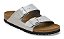 SANDALIA BIRKENSTOCK ARIZONA SILVER BIRKO-FLOR - Imagem 2