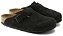SANDALIA BIRKENSTOCK BOSTON SOFT FOOTBED SUEDE BLACK - Imagem 2