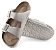 SANDALIA BIRKENSTOCK SOFT FOOTBED SUEDE LEATHER ANTIQUE WHITE - Imagem 2
