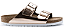 SANDALIA BIRKENSTOCK SOFT FOOTBED SUEDE LEATHER METALLIC COPPER - Imagem 1