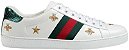 SAPATÊNIS GUCCI ACE EMBROIDERED ' BESS AND STARS ' - Imagem 1