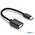 Adaptador OTG USB (fêmea) para TIPO-C (macho) 15cm – Conexão para Celular e Tablet - Imagem 1