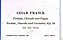 Disco de Vinil Cesar Frank - Prelude ,chorale And Fugue Interprete Cesar Fraank And Rav Lev, [usado] - Imagem 1