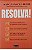 Livro Resolva ! Autor Freire, Marcus Vinicius (2014) [seminovo] - Imagem 1