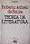 Livro Teoria da Literatura Autor Souza, Roberto Acízelo de (1990) [usado] - Imagem 1