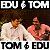 Cd Edu* e Tom* - Edu & Tom Tom & Edu Interprete Edu* e Tom (2008) [usado] - Imagem 1