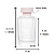 Frasco Frisado 200ml e Tampa Luxo Creme c/ Furo Rosca 28mm - Imagem 4
