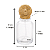 Frasco Globe Gold 50ml e Válvula Tampa Luxo 15/400 - Imagem 4