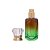 Frasco Vitória Colors Green 30ml e Válvula Tampa Luxo 13/400 - Imagem 3