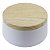 Lata para Vela Aurora Branco C/ Tampa 180ml - Imagem 3