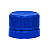 Tampa Lacre Azul Rosca 28mm - Imagem 1