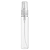 Frasco Slim Cilíndrico 10ml e Válvula Spray Transparente Rosca 12/410 - Imagem 1