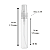 Frasco Slim Cilíndrico 10ml e Válvula Spray Transparente Rosca 12/410 - Imagem 2