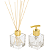 Kit Lavabo Luxo – Frasco Cubo 100ml + Vareta Madeira 25cm + Válvula Bico de Pato - Imagem 2