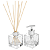 Kit Lavabo Luxo Frasco Cubo 250 ml + Vareta Madeira 25cm + Válvula Bico de Pato - Imagem 2