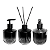Kit Lavabo Frasco Rubi Preto 350ml Rosca 28/410 - Imagem 1