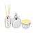 Kit Aromatizante Picolo 240ml + Cilindrico 250ml + Copo/Pote Vela Patê 156ml + Tampa Madeira - Imagem 3