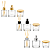 Kit Aromatizante Picolo 240ml + Cilindrico 250ml + Copo/Pote Vela Patê 156ml + Tampa Madeira - Imagem 1