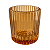 Copo/Pote Granada Âmbar para Velas 200ml - Imagem 1
