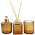 Kit Aromatizador de Ambiente Luxo Frasco Âmbar Completo com Varetas Difusoras - Imagem 1