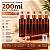 Kit Frasco Pet Âmbar 200ml Body Splash Com Válvula Spray Rosca 24/410 - Imagem 2
