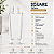 Frasco Square 150ml 28/410 Transparente - Imagem 2