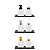 Kit Aromatizante Lavabo Super Luxo com Bandeja Preta Difusor de Ambiente Decorativo - Imagem 1