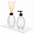Kit Lavabo 330ml Gomos Vidro Luxo com Tampa + Varetas Aromáticas - Imagem 4