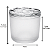 Frasco Vidro Cristal Fosco Vela 365ml Tampa - Imagem 3