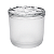 Frasco Vidro Cristal Fosco Vela 365ml Tampa - Imagem 1