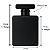 Frasco Moiselle Black 100ml Prata Válvula Tampa Luxo 15/400 - Imagem 5
