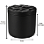 Frasco Vidro Cristal Preto Vela 365ml Tampa - Imagem 4