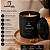 Frasco Vidro Cristal Preto Vela 365ml Tampa - Imagem 2