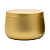 Lata Vela Colors Dourada 120ml Com Tampa - Imagem 1