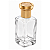 Frasco Versales Transparente 30ml e Válvula Tampa Luxo Dourada - Imagem 1
