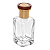 Frasco Versales Transparente 30ml e Válvula Tampa Luxo Bronze - Imagem 1