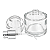 Frasco Sfera 30ml e Válvula Tampa Luxo Rosca 13/400 - Imagem 3