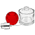 Frasco Sfera Red 30ml e Válvula Tampa Luxo Rosca 13/400 - Imagem 3