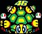ADESIVO PARA CAPACETE TARTARUGA - Imagem 1