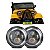 PAR FAROL LED 7 POLEGADAS ANGEL EYES DRL E SETA 60W VO6 1ª geração - Imagem 3