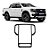 MOLDURA APLIQUE PAINEL CENTRAL FORD RANGER Vo6 - Imagem 1