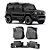 JOGO DE TAPETE INTERNO SUZUKI JIMNY 2018 ATE 2021 MODELO BANDEJA EMBORRACHADO VO6 15500 ANY - Imagem 1