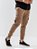 Calça Cargo Masculina Sarja Jogger Slim com Cordão Bolso Embutido Bolso Faca - Imagem 11