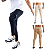 Calça Cargo Masculina Sarja Jogger Slim com Cordão Bolso Embutido Bolso Faca - Imagem 1